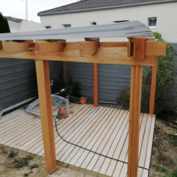 Réparation de toiture de pergola en acier Royan